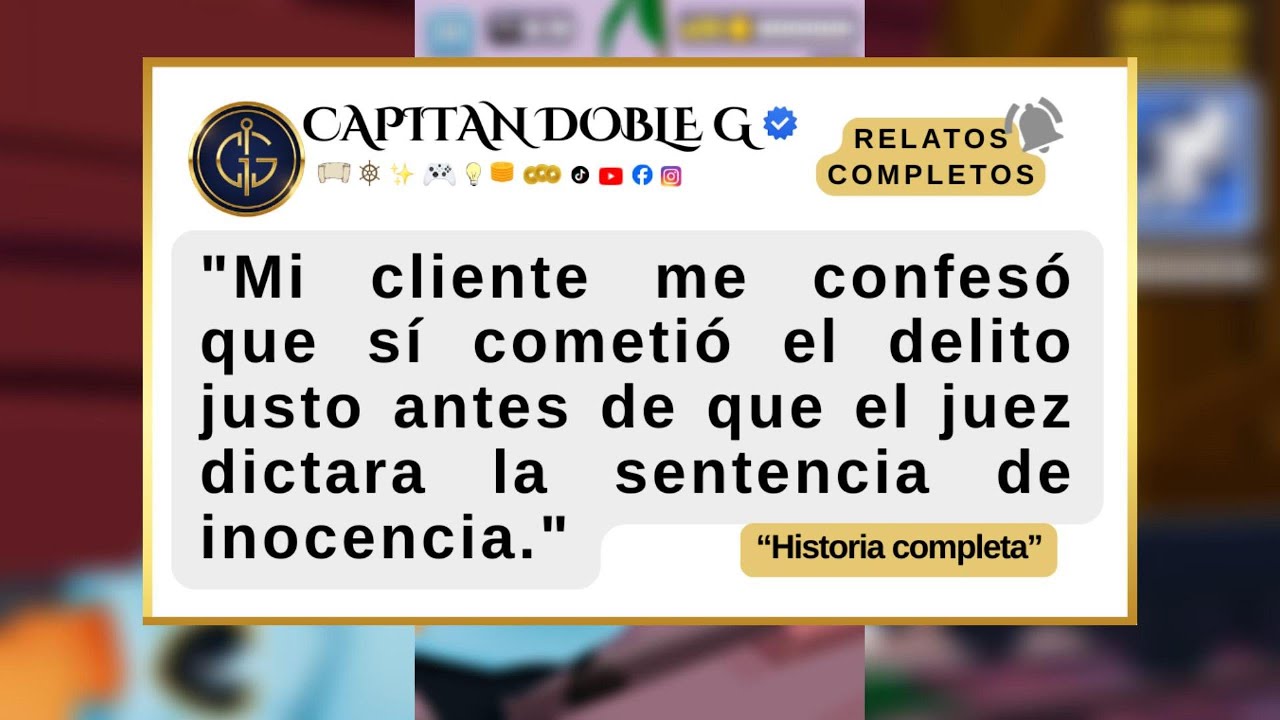 MI CLIENTE ME CONFESÓ QUE SÍ LO HIZO... Y LUEGO EL JUEZ LO DECLARÓ INOCENTE | HISTORIA COMPLETA⚖️🚫