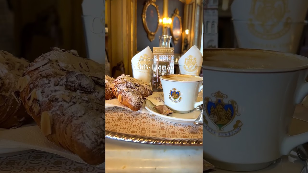 Oldest Cafe in Italy - Caffe Florian #italy #caffeflorian #venice