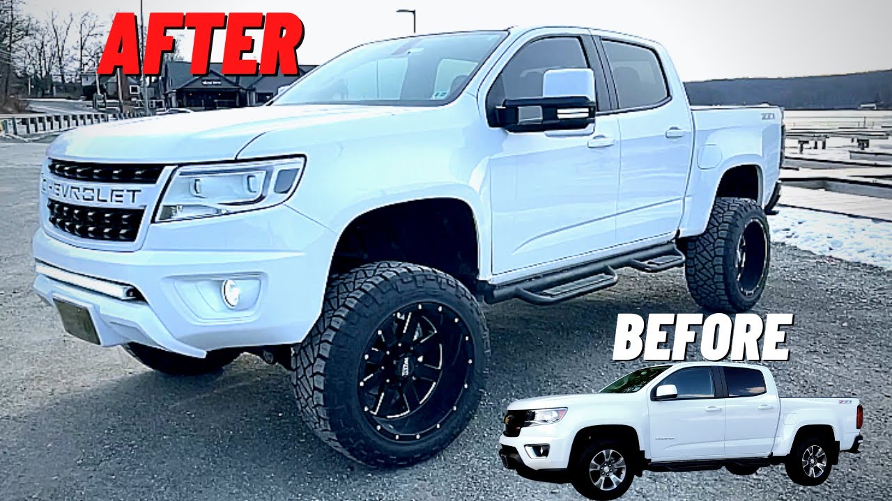 BUILDING A CHEVY COLORADO ON 33s + 6 INCHES LIFT IN 10 MIN!