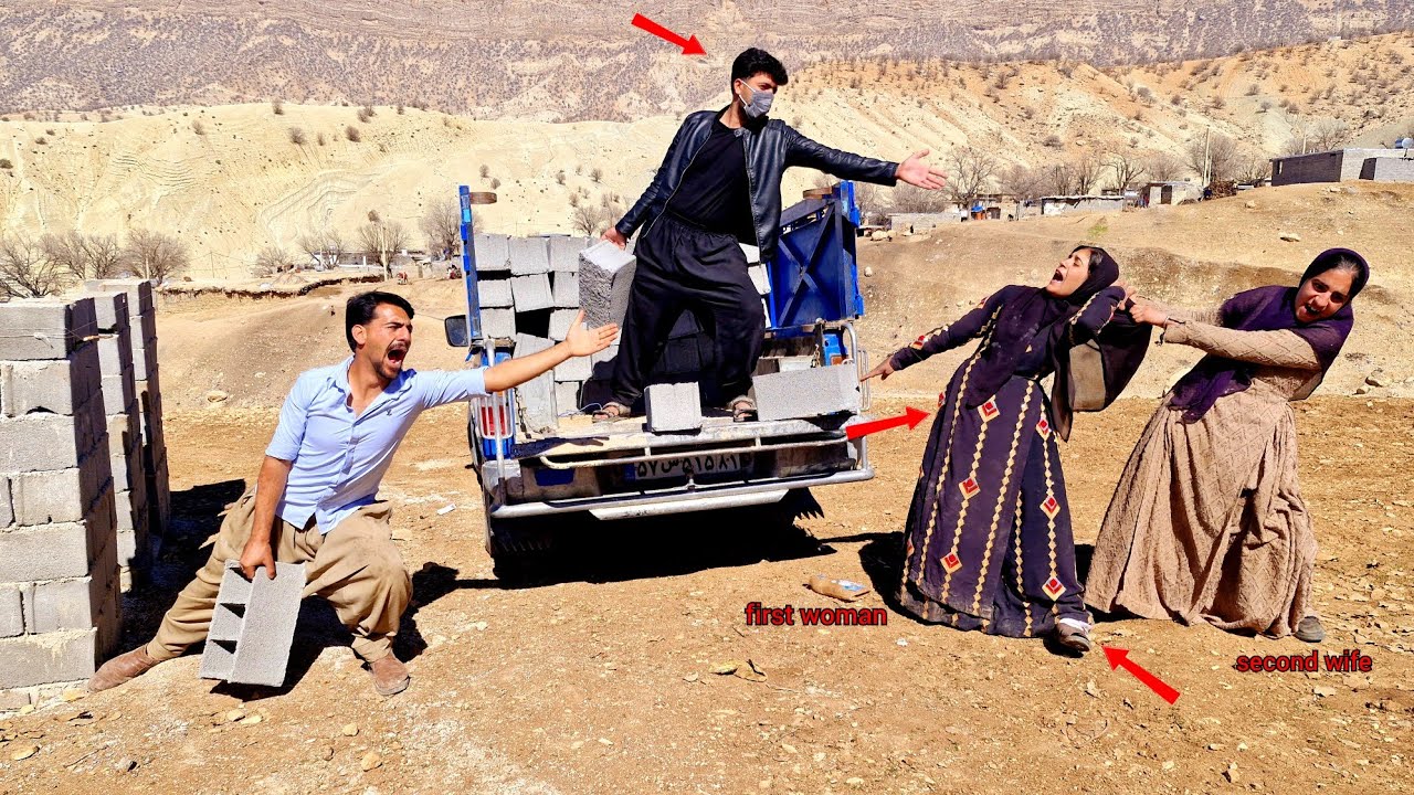 The evil second wife's bad behavior towards the kind man's help to the first pregnant wife.