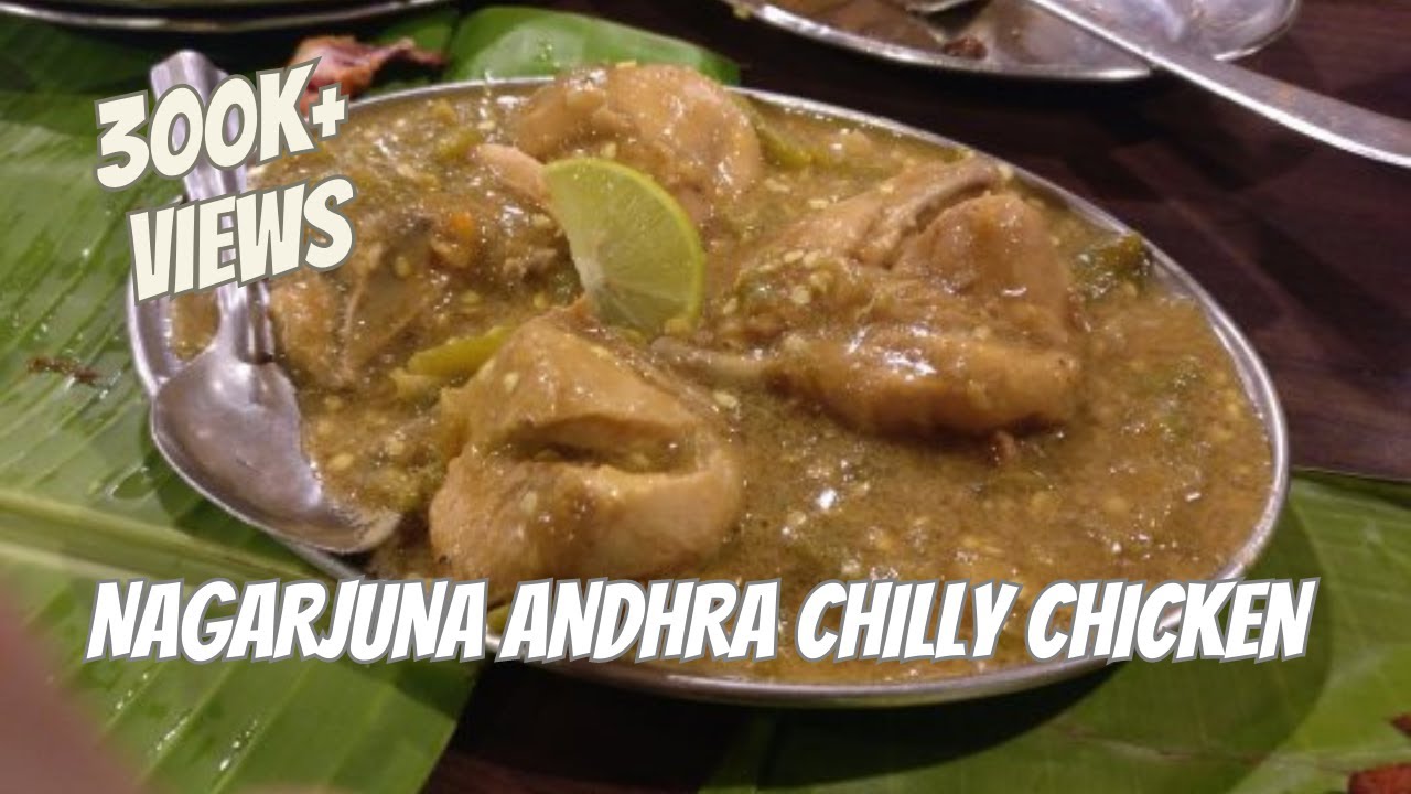 Andhra Green Chilli Chicken - Inspired from Nagarjuna Restaurant, Bengaluru. #spicy