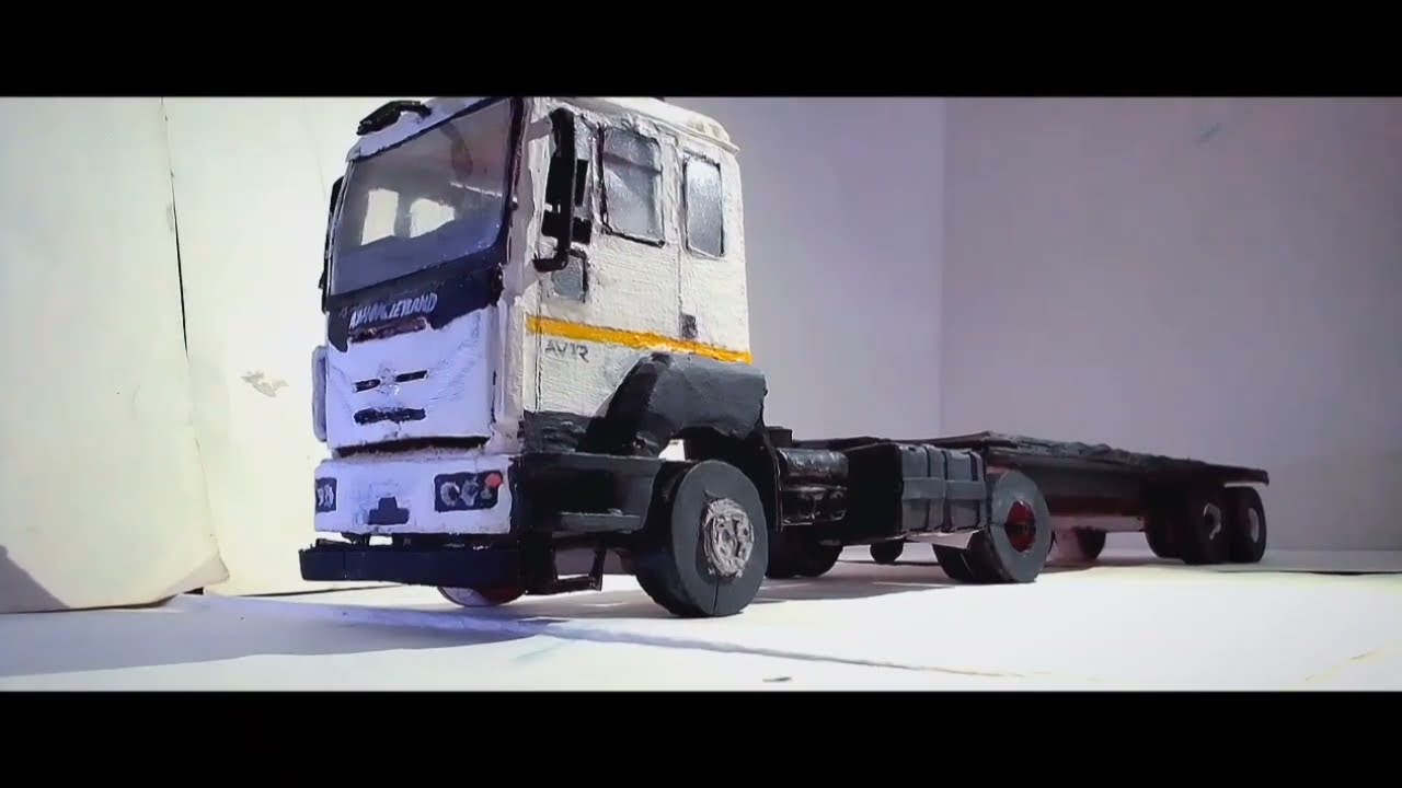Cardboard Truck Model | Ashok Leyland 4020Au