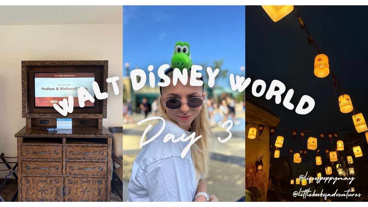 Disney World 2025 - Day 3 | EPIC universe preview | Animal Kingdom Lodge | Happily Ever After