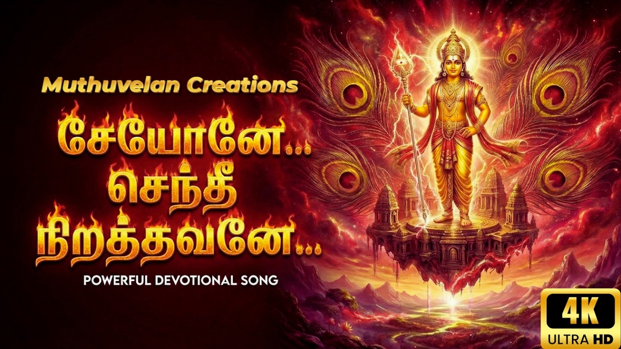 Seyone..Senthee Nirathavane - Karthikeyan Powerful Devotional song #seyon #murugan #devotionalsong