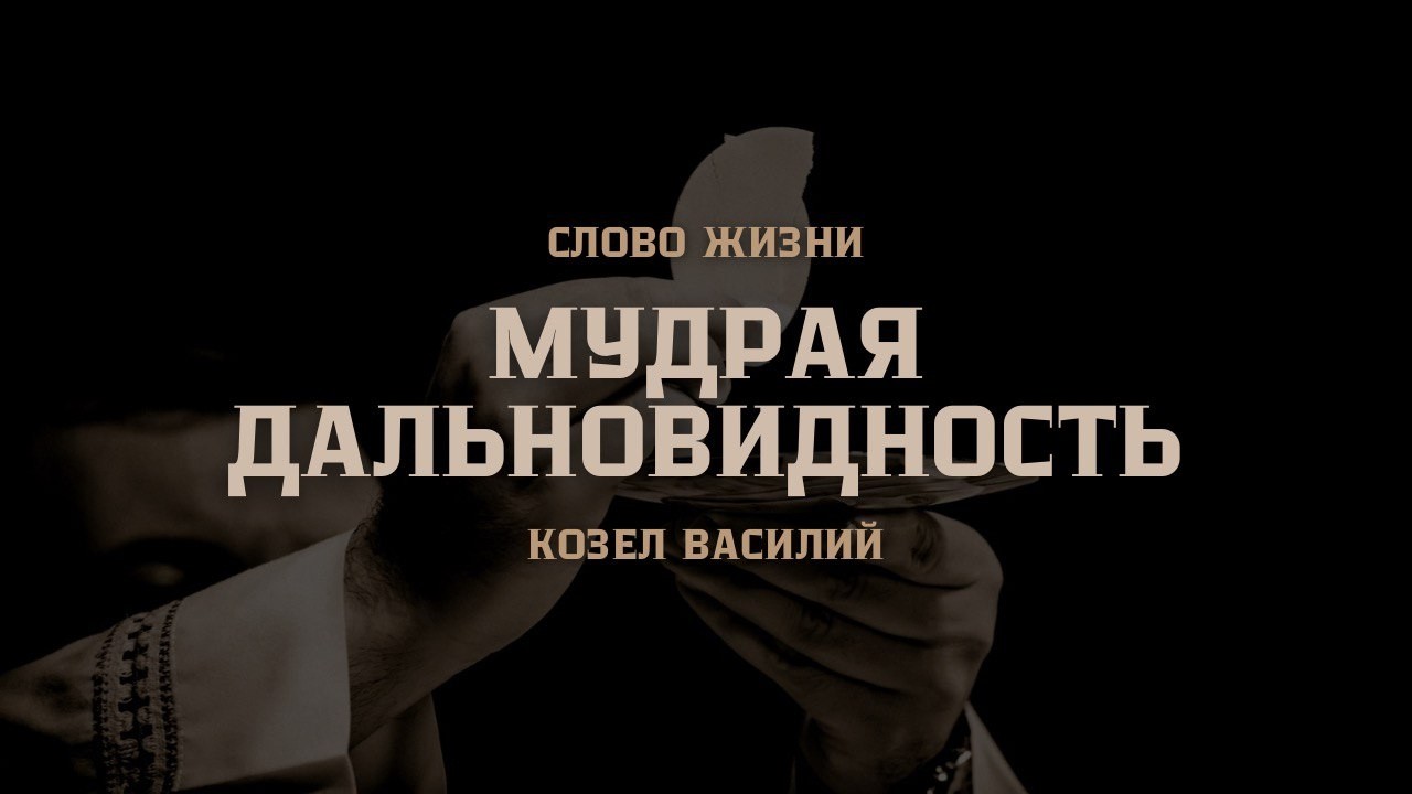 Мудрая дальновидность | Козел Василий