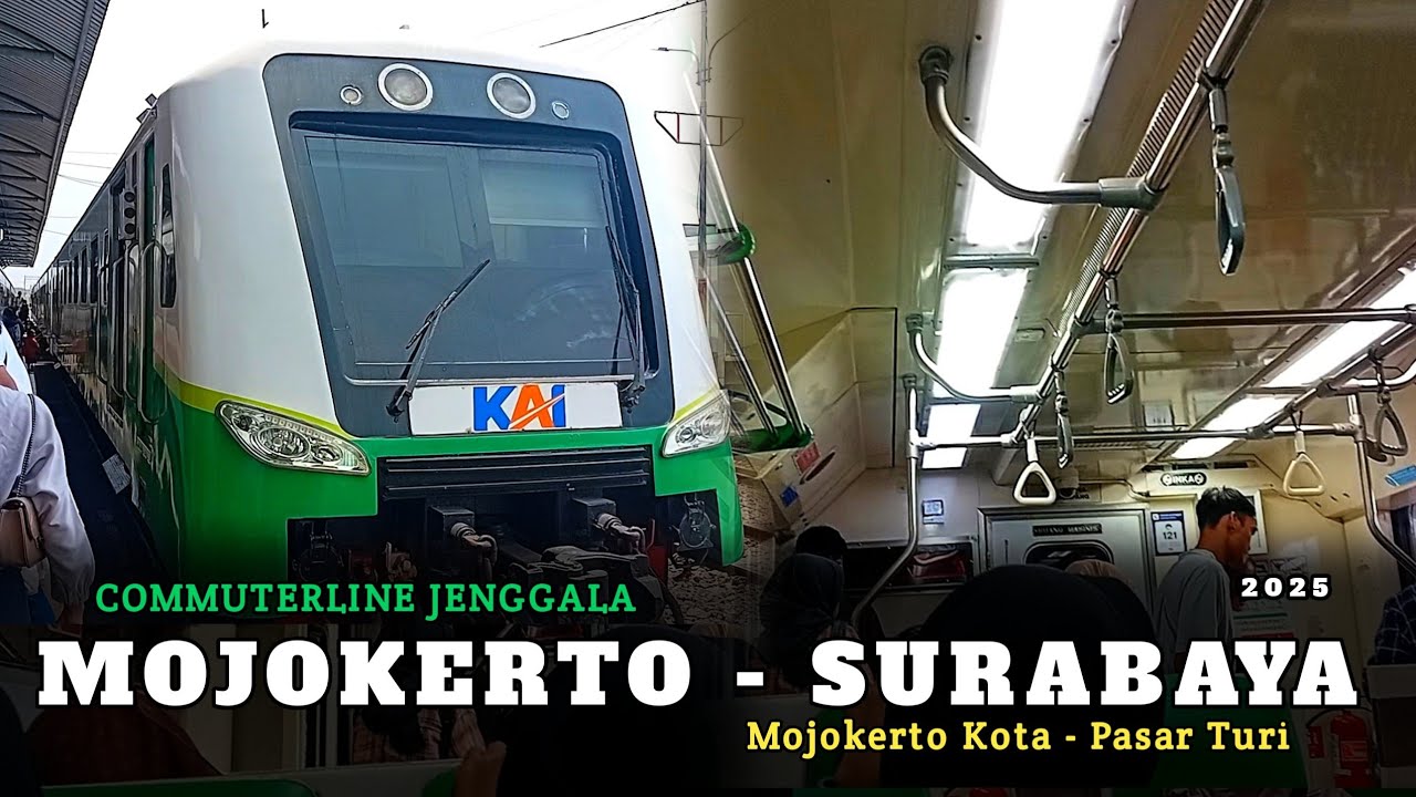 Masih Rekomendasi Kah❓️Commuterline JENGGALA Di Tahun 2025 | Trip Ka JENGGALA Mojokerto - Pasar turi