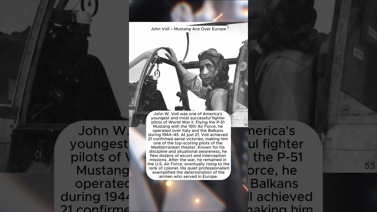 John Voll &ndash; Mustang Ace Over Europe | WWII Fighter Pilot Documentary