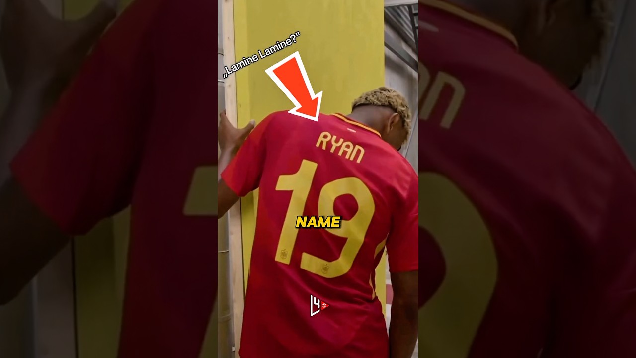 Ламин Ямал был в футболке с надписью &laquo;Райан&raquo; 🤣😭