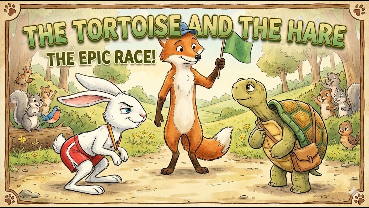 The Tortoise and the Hare (2026 Version) | A Story About Patience and Perseverance