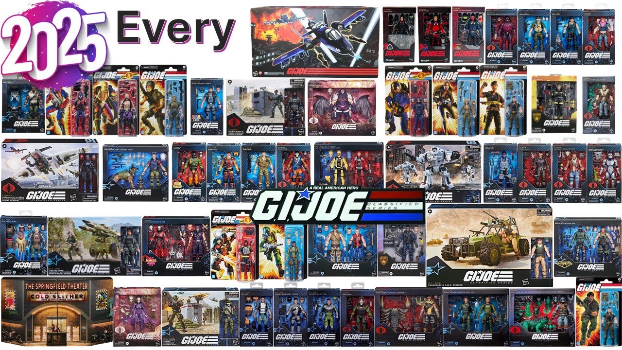 Каждый - 2025 - G.I. Joe Classified Hasbro Сравнительный список
