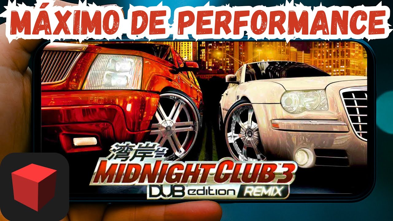  MIDNIGHT CLUB 3 NETHERSX2 MELHOR CONFIGURAÇÃO (AetherSX2) CELULAR FRACO Playstation 2