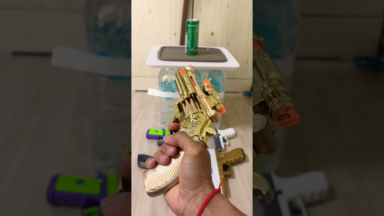 Review the gold gun #nerf #toys #gaming #shorts #toyguns