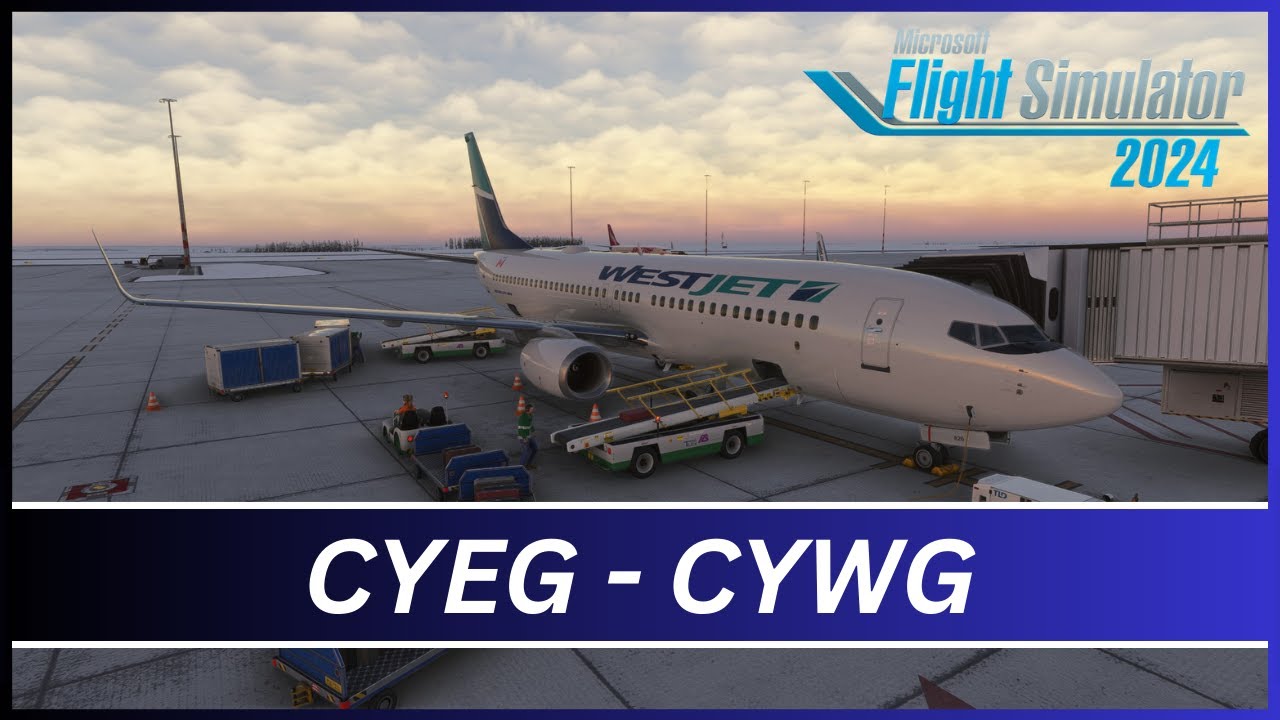 MSFS2024 | PMDG 737-800 | WestJet Ops | Edmonton To Winnipeg