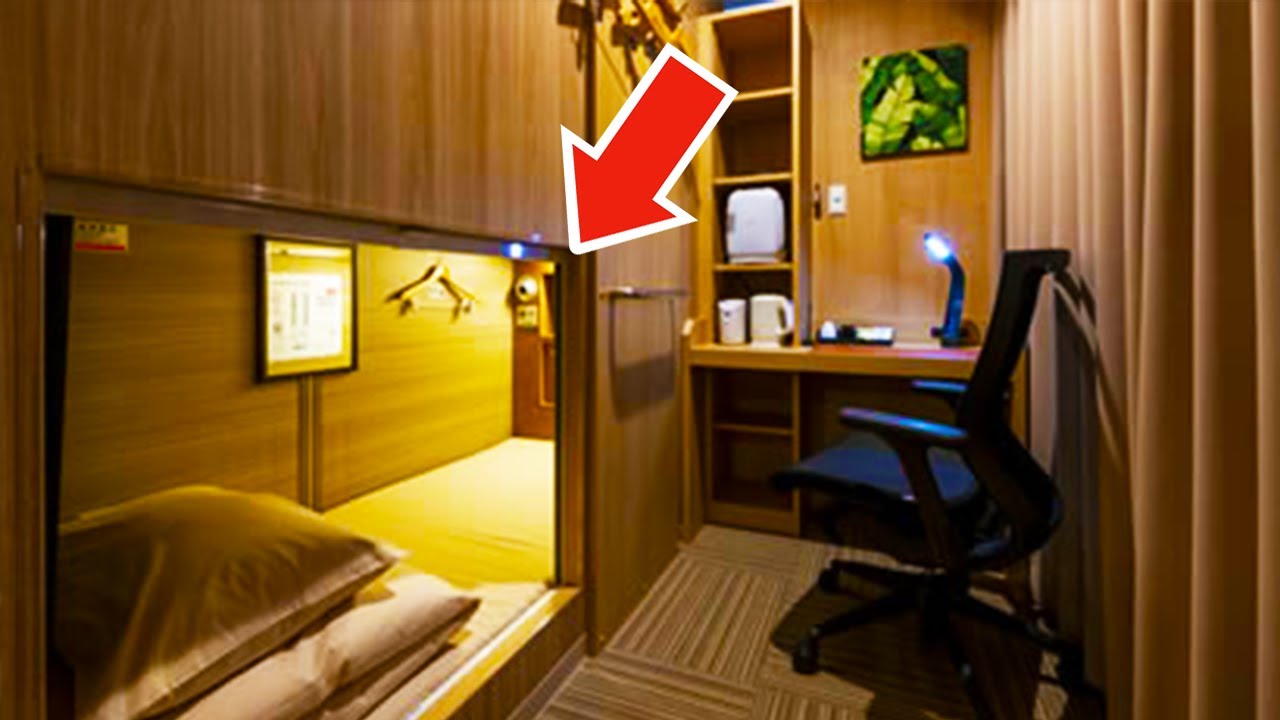 Капсульный отель в Японии с множеством удобств 😪🛌 Anshin Oyado Premium Nagoya Sakae