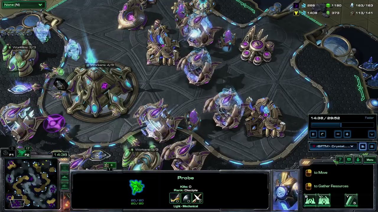 Starcraft 2 Platinum Protoss VS Terran - Carriers, Void Rays, Stalkers, Zealots and Phoenixes