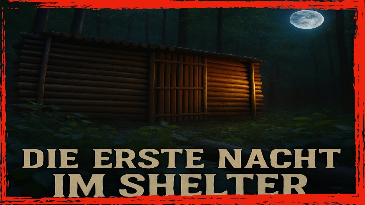 ERSTER OVERNIGHTER im Shelter! Hat sich die Arbeit gelohnt? #vancrafting #bushcraft #outdoor