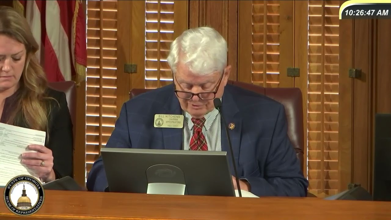 Appropriations Public Safety Meeting 2026 - Day 29 AM Session