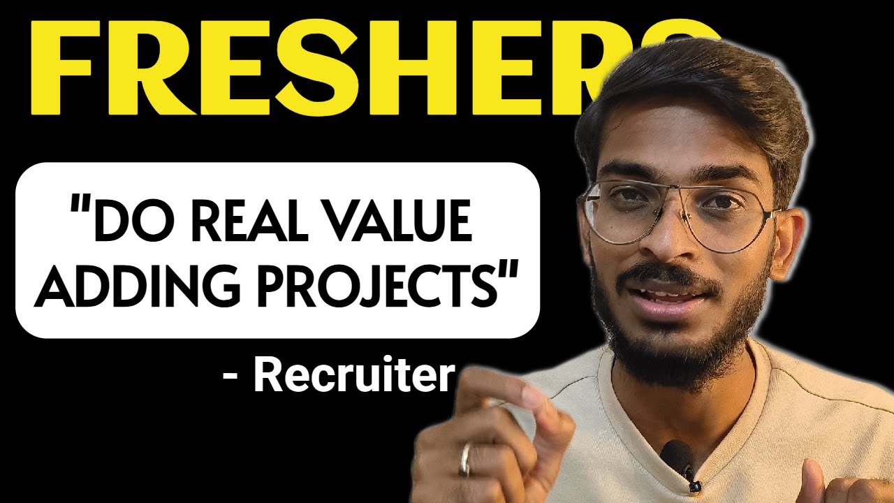 Best Project Ideas for Freshers (STOP🛑 Doing Undervalued Projects - In Tamil)