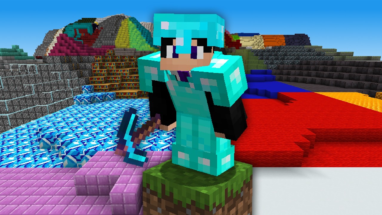 Minecraft pero cada CHUNK es un RANDOM...