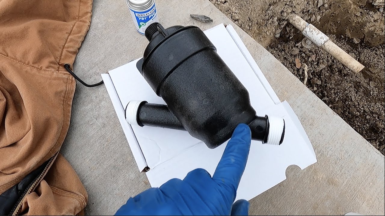 Sprinkler System Main Line Filter Install