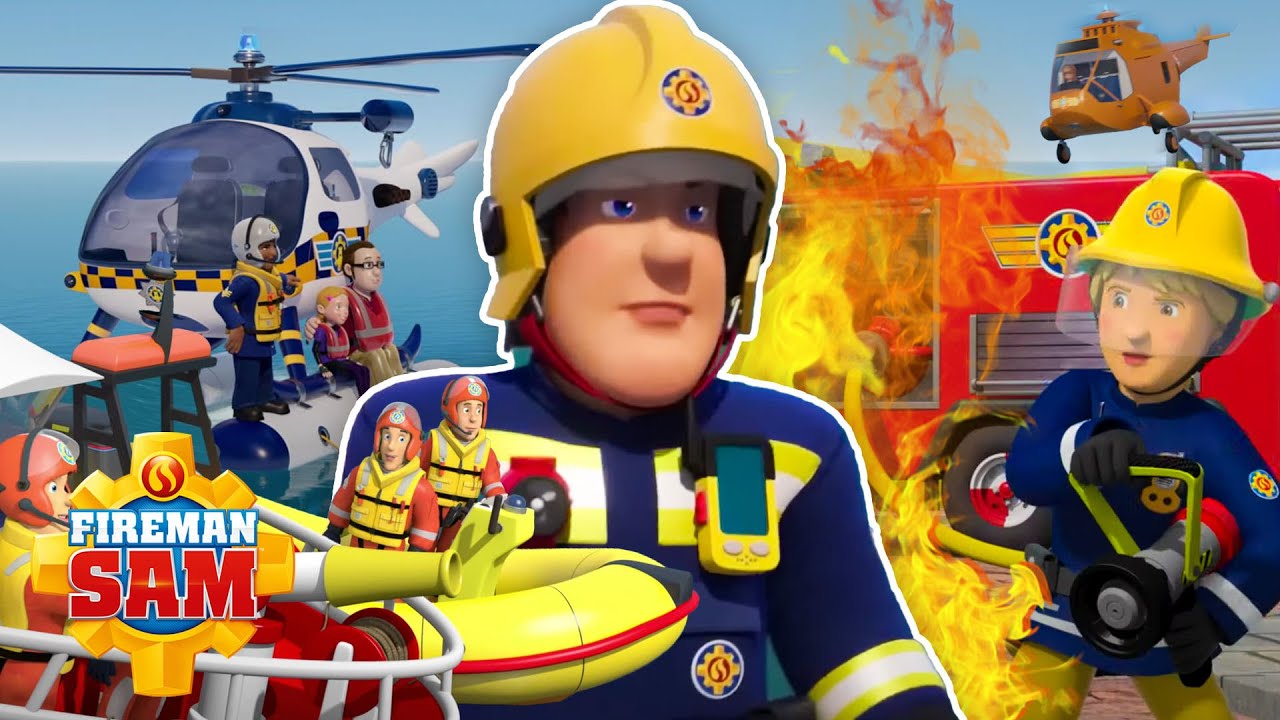 Best Vehicle Rescues! 🔥🚒 | Fireman Sam Full Episodes! | 1 hour compilation | Kids Movie
