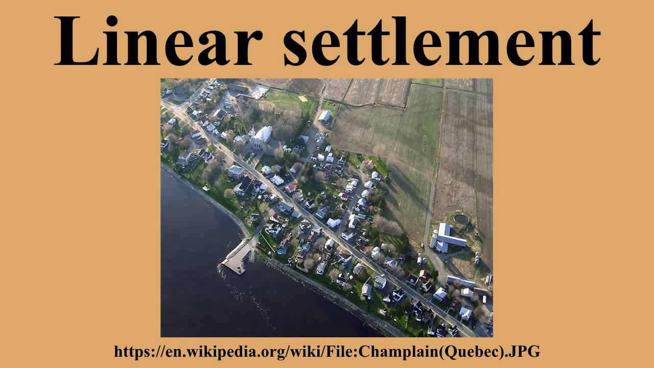 Linear settlement