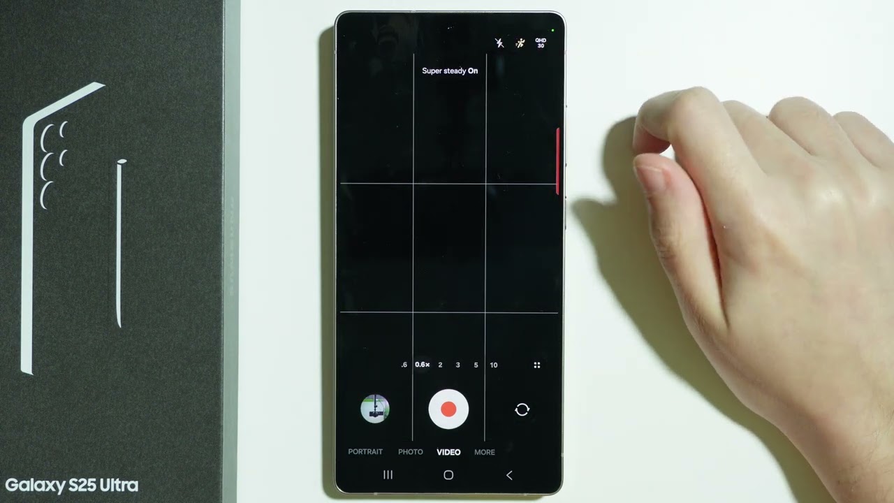 Samsung Galaxy S25 Ultra: How to Turn ON/OFF Super Steady for Video Recording