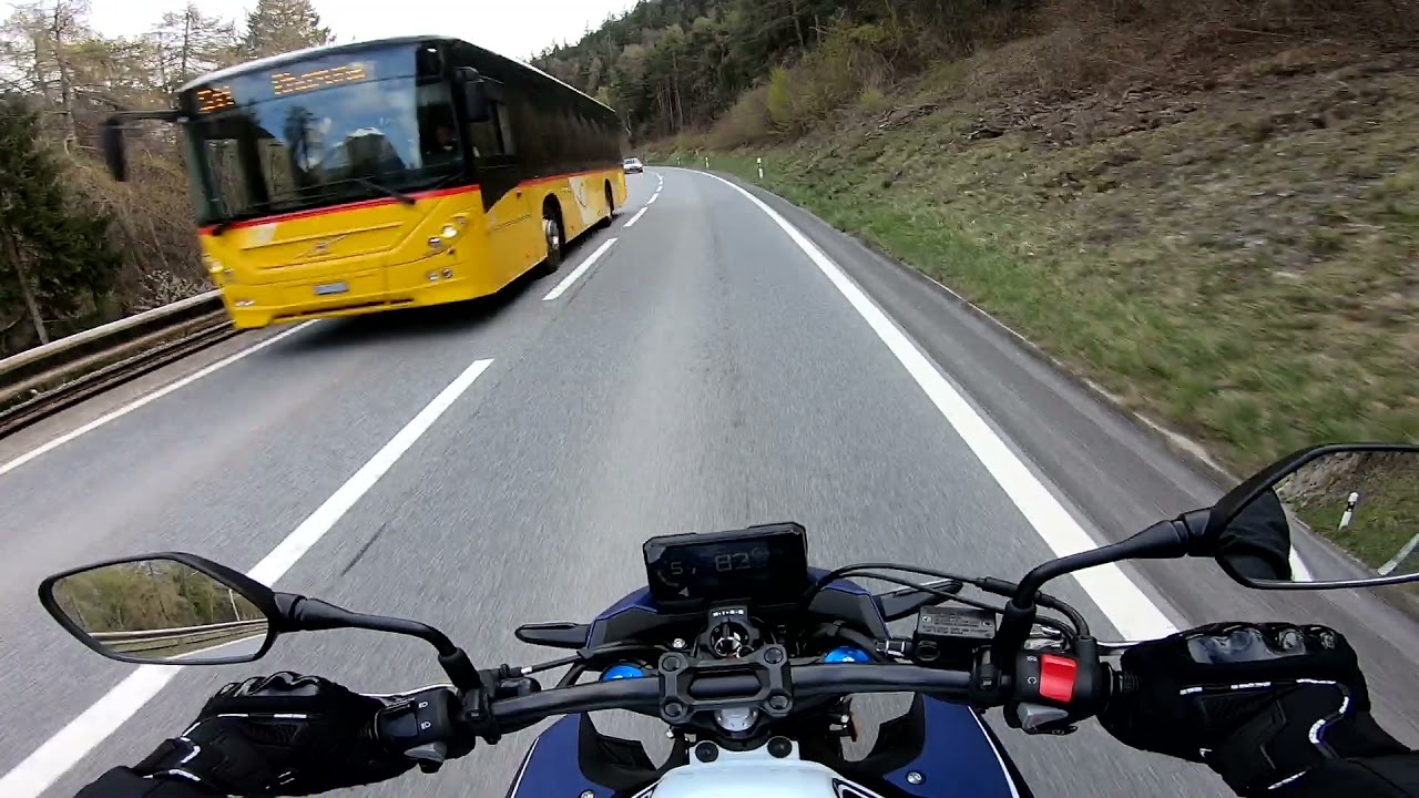 Honda CB500F - Random riding in Switzerland #2. Music: Hanging by a Name