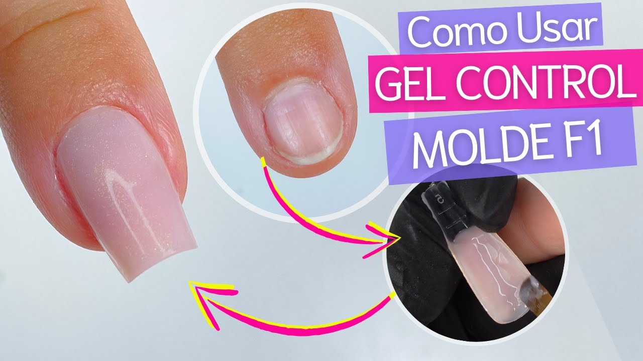 Como usar Gel Control no Molde F1 - Alongamento Fácil e Rápido | Mundo Nails