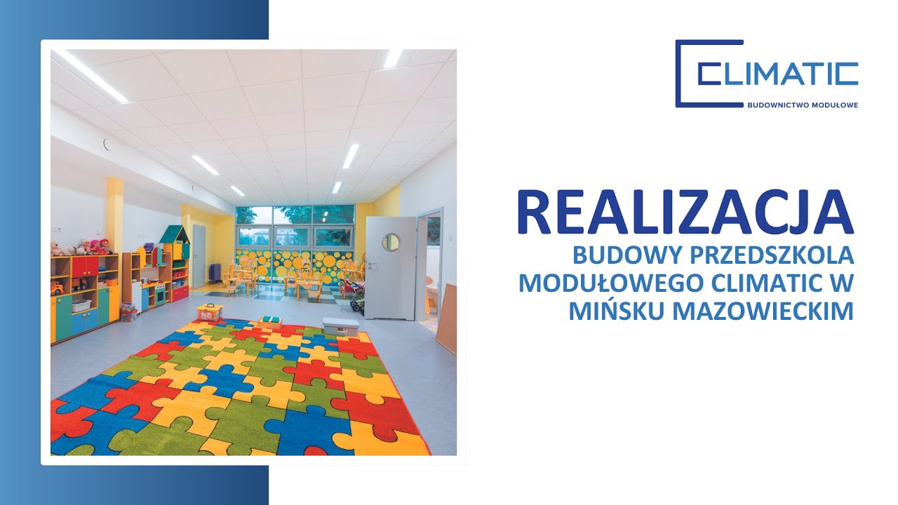 Realizacja budowy przedszkola modułowego Climatic w Mińsku Mazowieckim