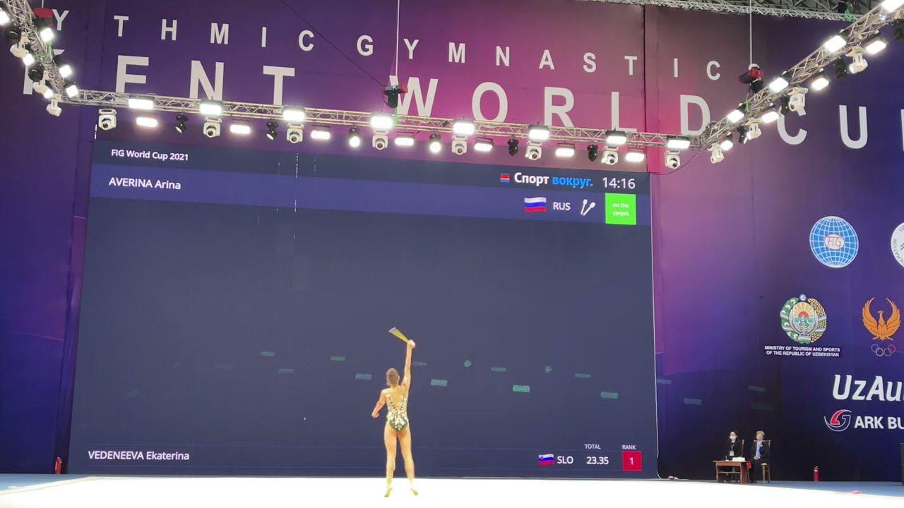Arina Averina - Clubs EF 28.65 WC Tashkent 2021