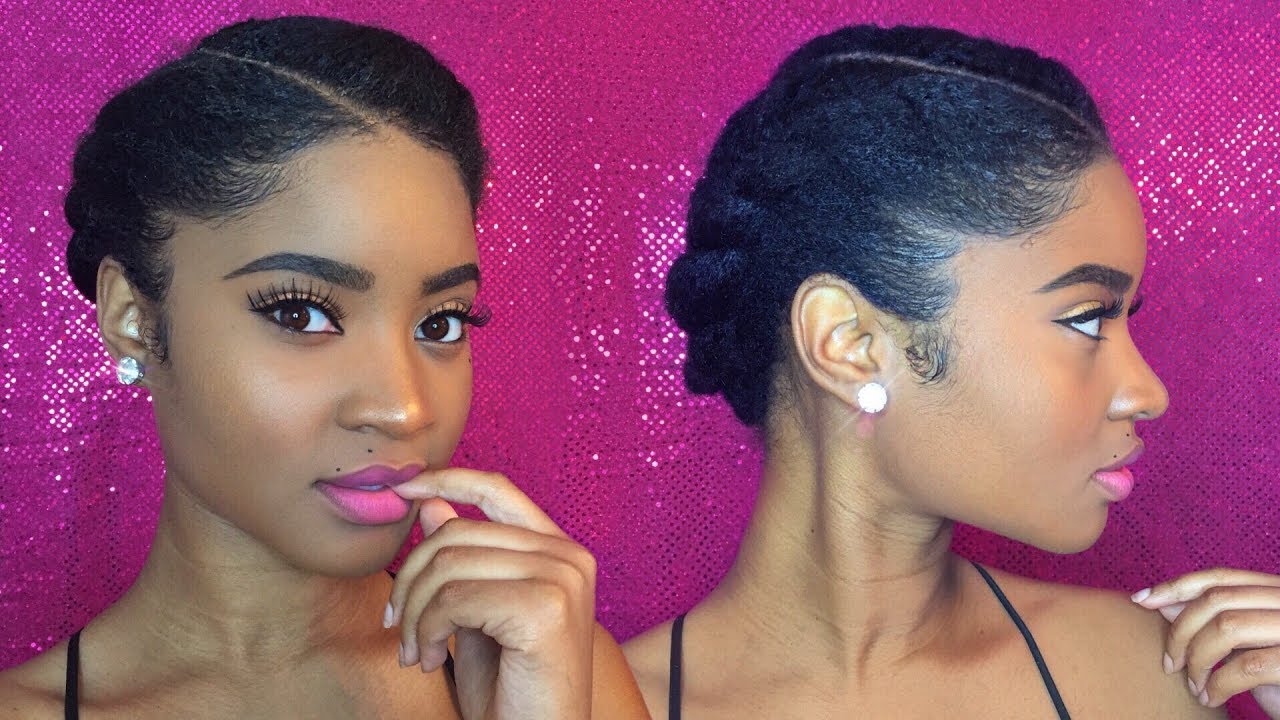 Protective Style On Natural Hair| Flat Twist Ft. LottaBody