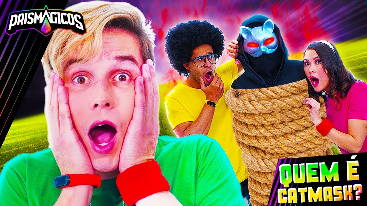 QUEM É CATMASK ? CAPTURAMOS O VILÃO MASCARADO ! | WebSérie Prismágicos