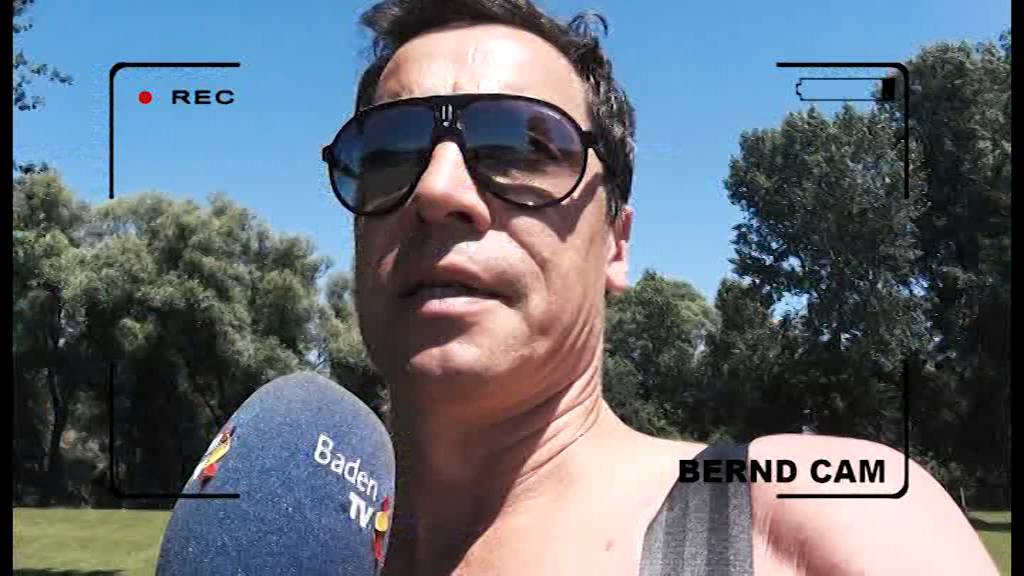 Bernd unterwegs im Rheinstrandbad