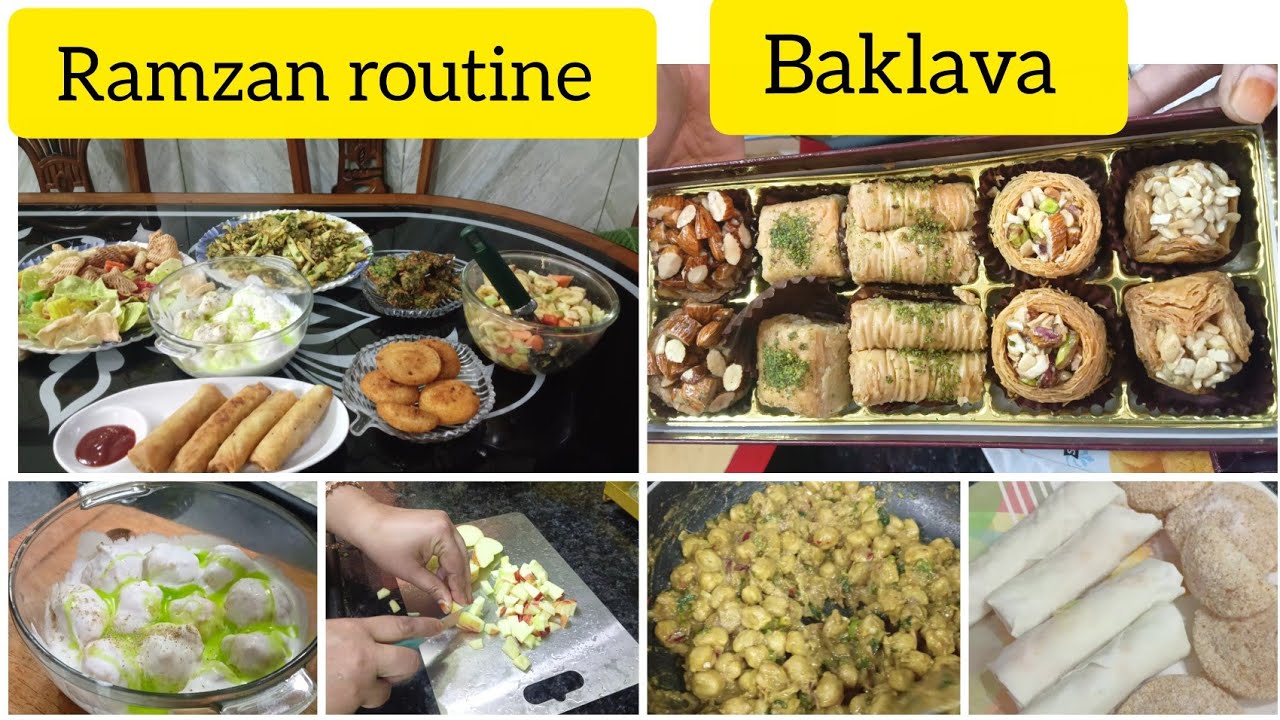 Dubai ka na sahi yhin ka Baklava kha liya😀|Ramzan routine.#turkishdishBaklava#housewifelife#food.