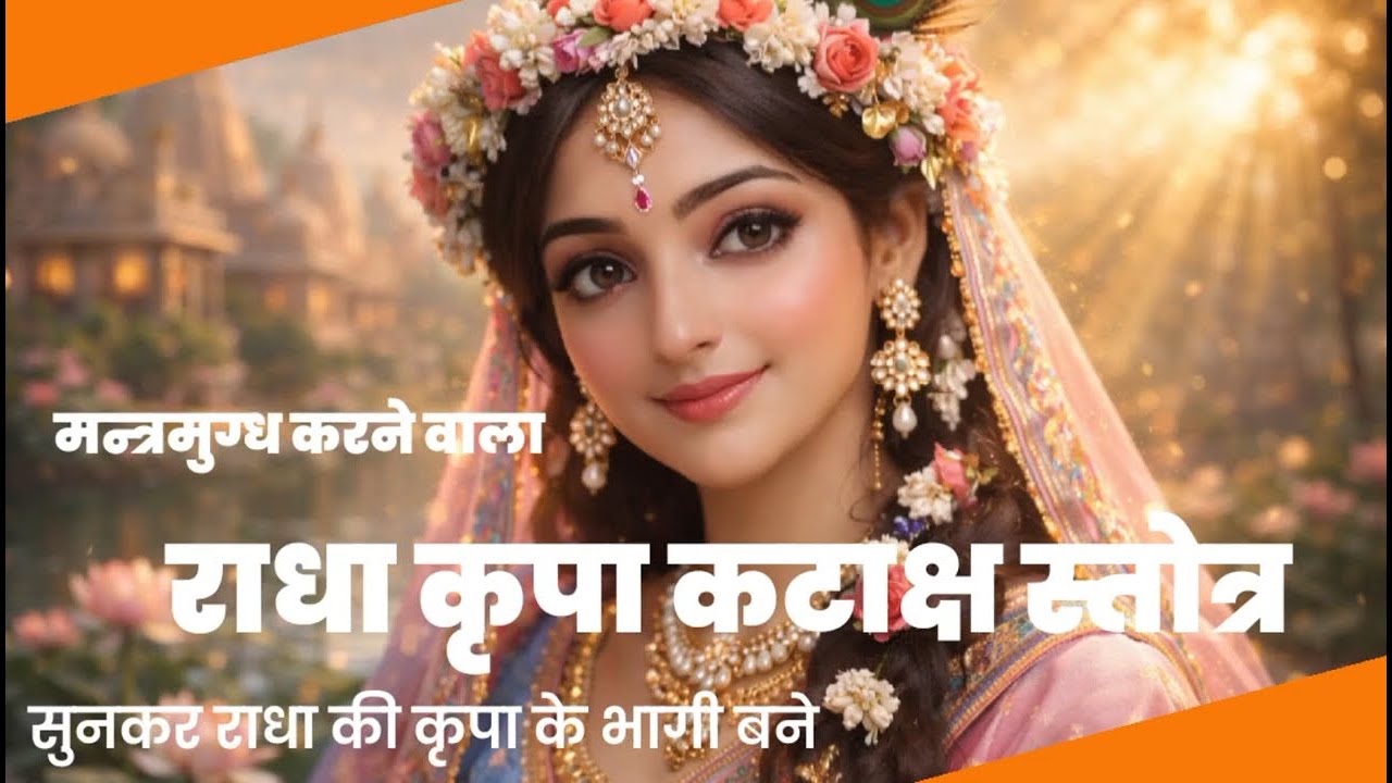 राधा कृपा कटाक्ष स्तोत्र | Radha Kripa Kataksha Stotram | राधा रानी कृपा 🙏| राधा नाम 