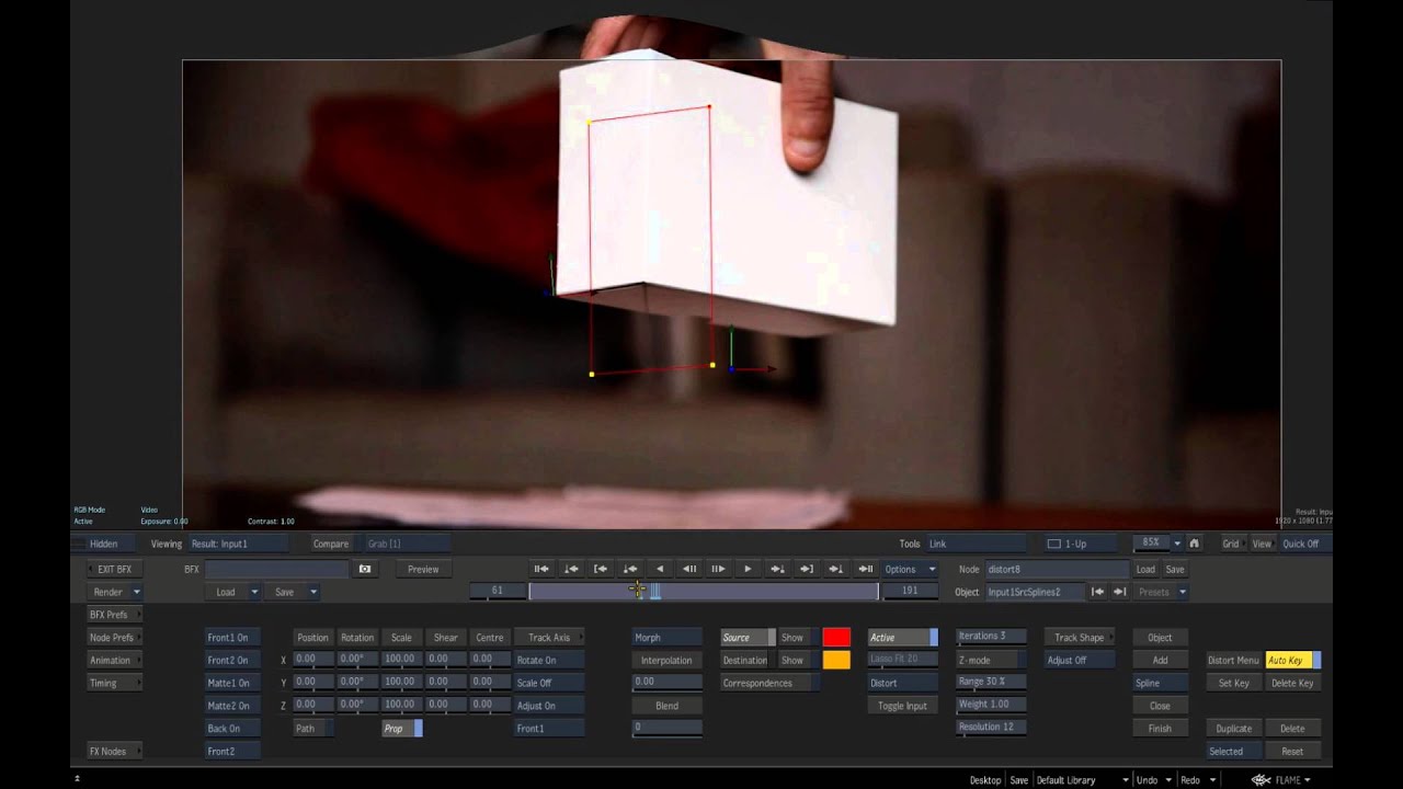 ADVANCED MORPHING USING THE DISTORT NODE