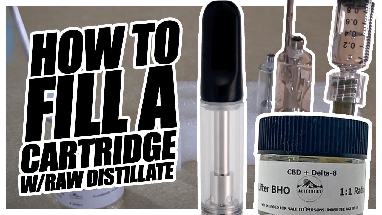 How to fill a cartridge with distillate!