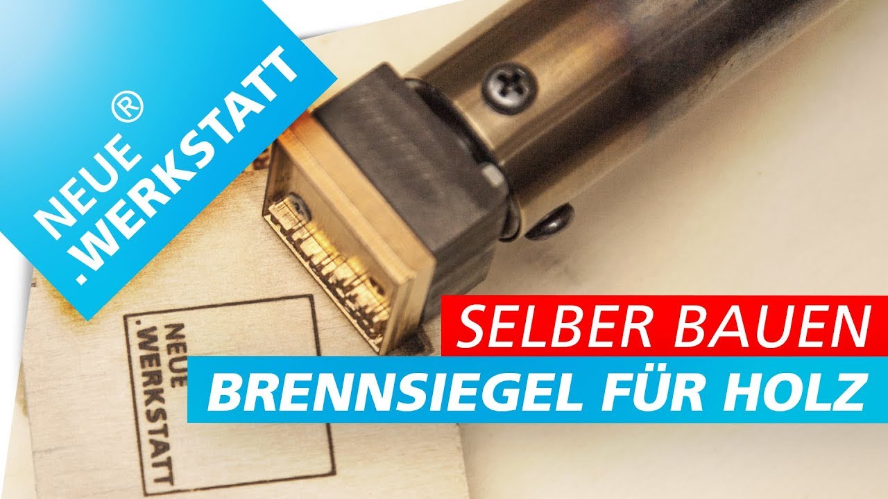 GÜNSTIGSTER 🔥 Brennstempel auf YOUTUBE!!! Eigenes Logo oder Motiv!