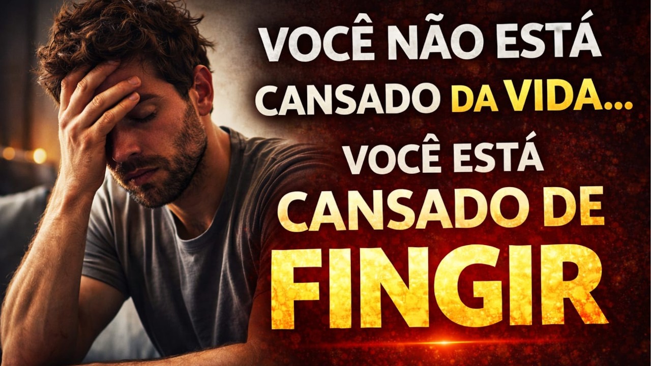 Você Não Está Cansado da Vida Você Está Cansado De Fingir