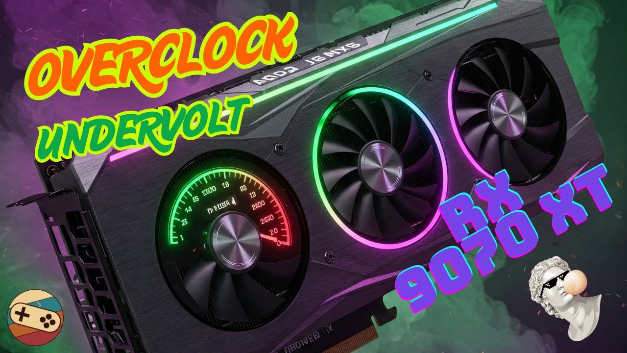 Overclock e Undervolt na RX 9070 XT + Teste 3DMark