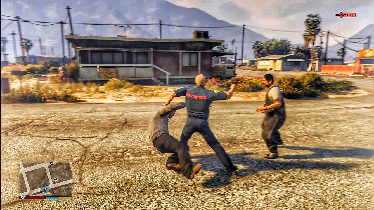 Grand Theft Auto V PS5 Free-roam Gameplay #1421