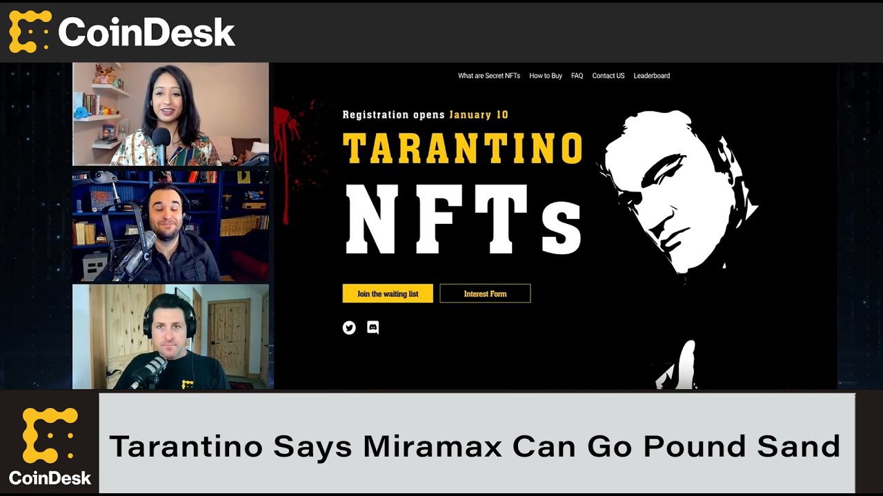 Tarantino Says Miramax Can Go Pound Sand, Releases 'Pulp Fiction' NFTs Anyway
