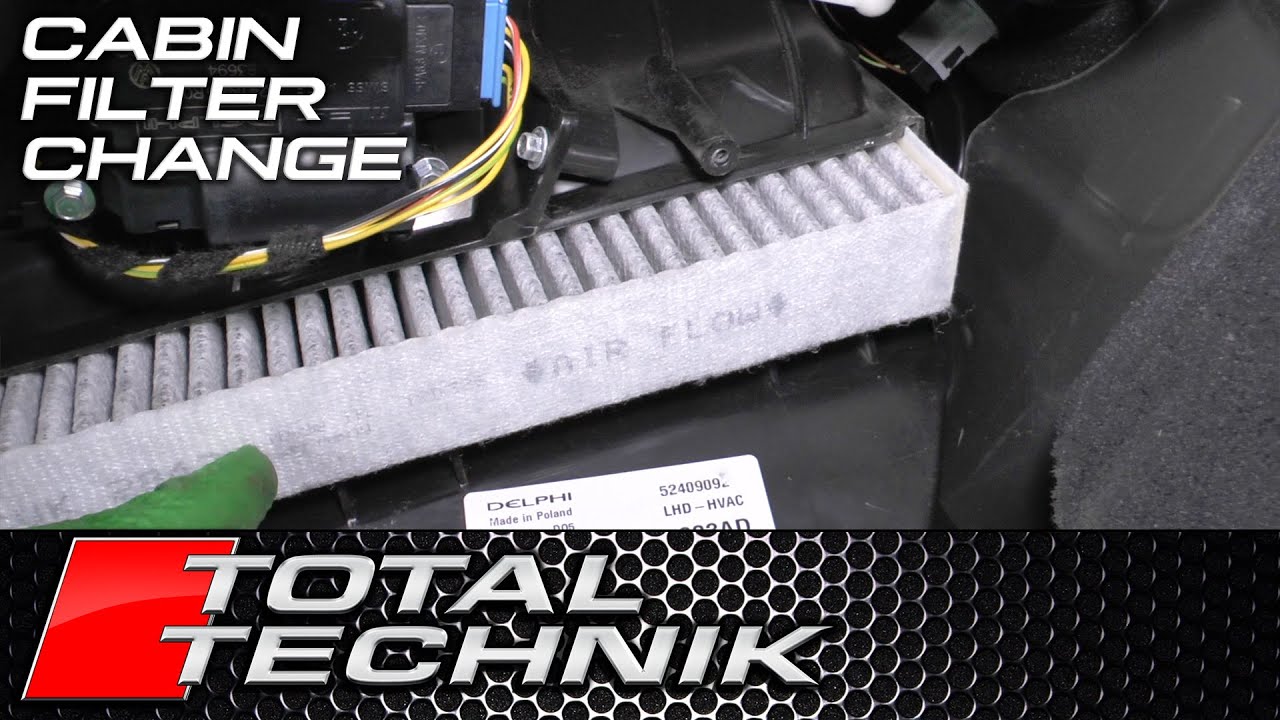 How to Change Cabin Filter - Audi Q7 - 4L (2005 - 2015) - TOTAL TECHNIK