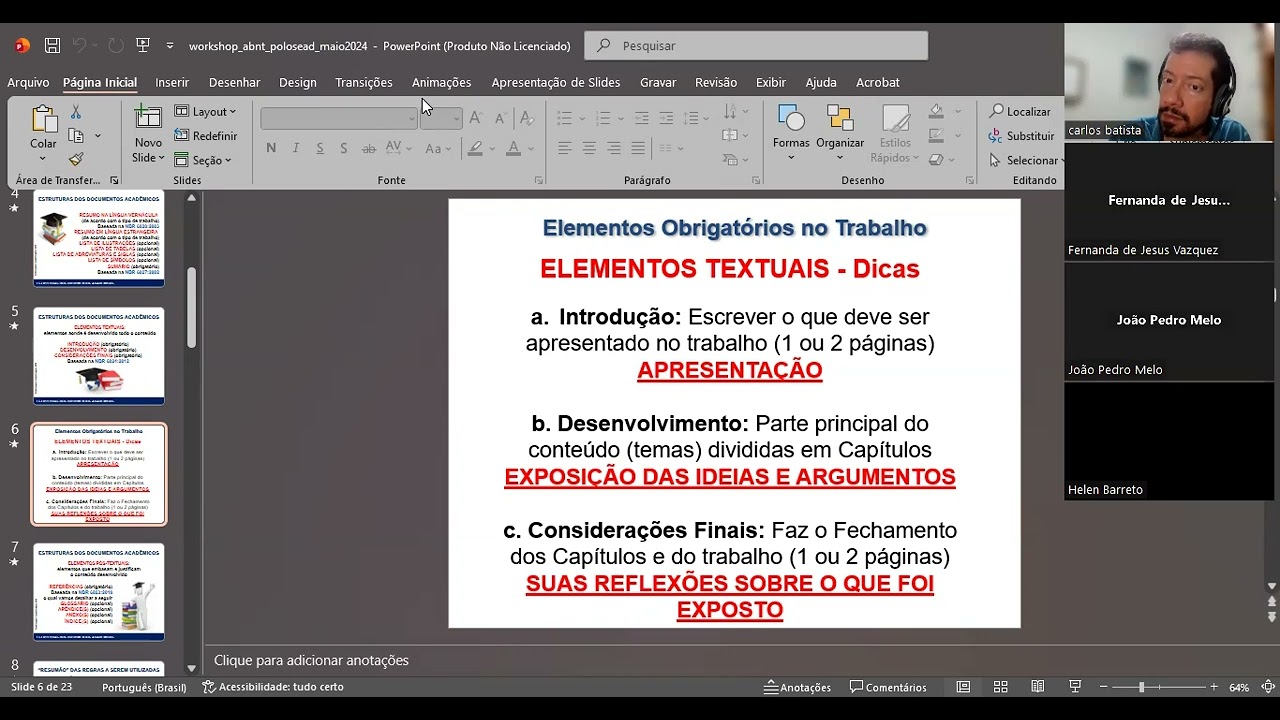 ABNT TRABALHOS ACADÊMICOS (2026): ORIENTAÇÕES