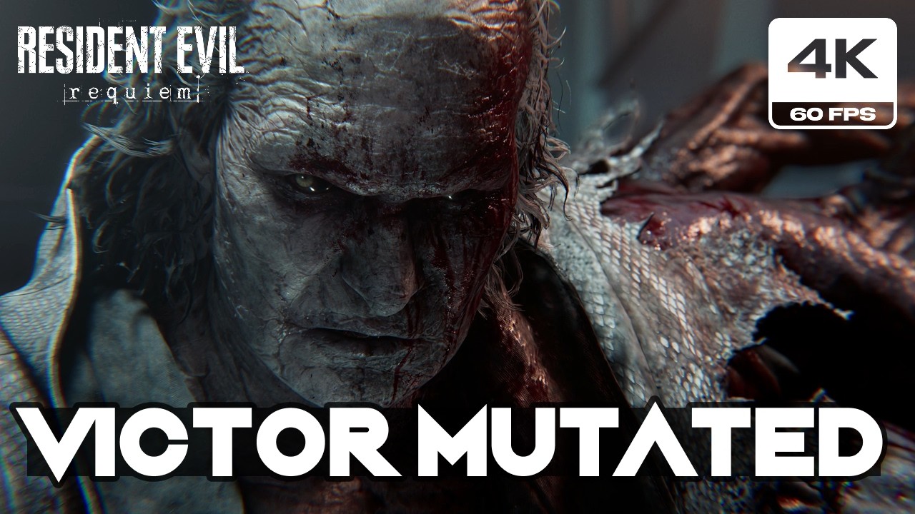 Resident Evil 9 Requiem - Dr Victor Mutated Final Boss Fight (PS5 Pro 4K 60FPS)
