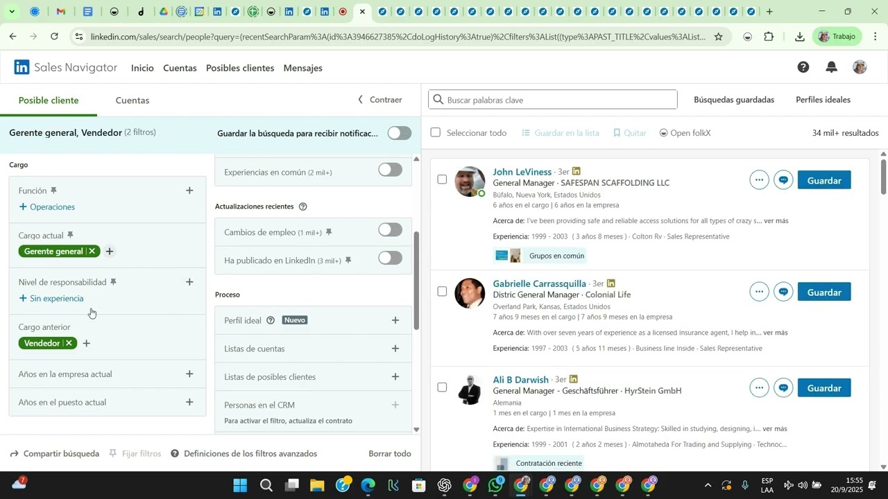 Conocé todos los filtros de Sales Navigator en MENOS DE 2 MINUTOS (si usas LinkedIn mirá este video)