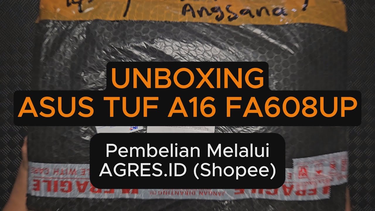 UNBOXING DAN TEST LAPTOP ASUS TUF GAMING A16 FA608UP RYZEN 7 260 RTX 5070 RAM 16GB DDR5 1TB M.2 NVME