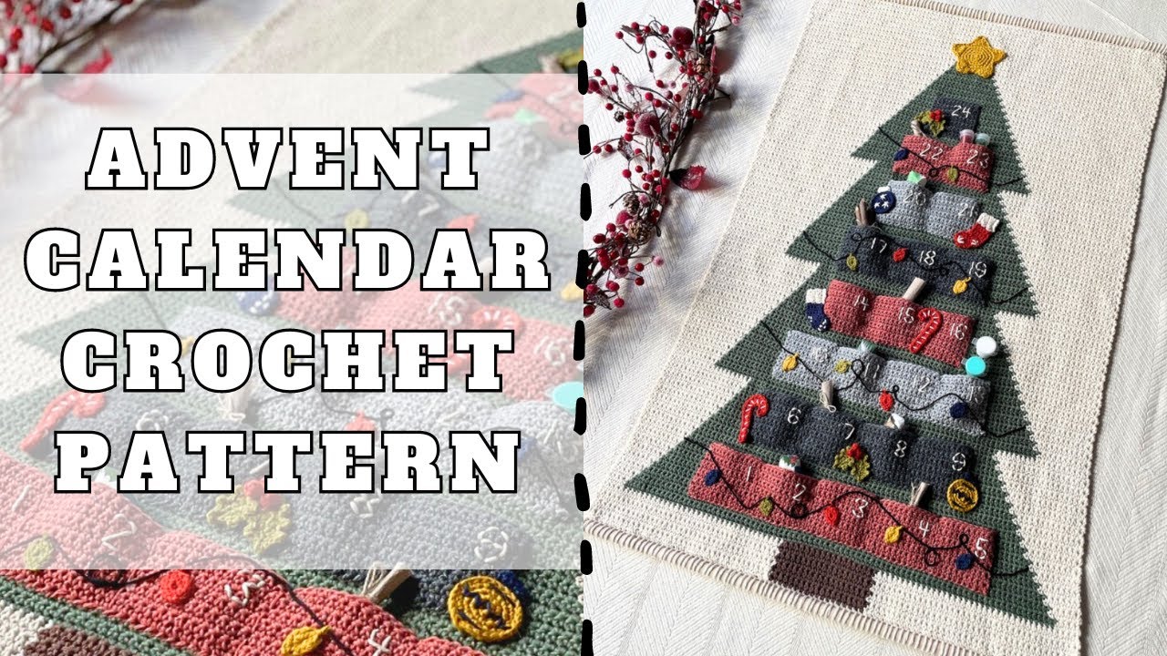 Crochet Advent Calendar Pattern Tutorial | Perfect DIY Christmas Decor!