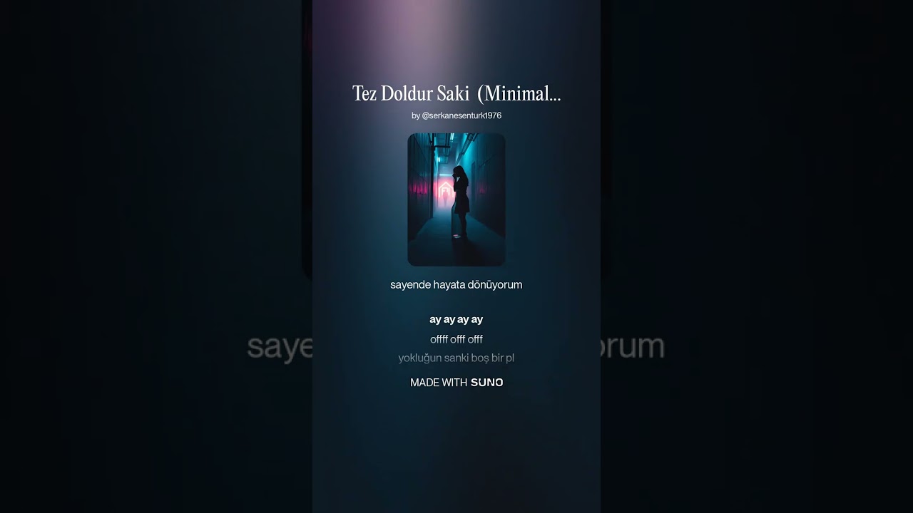 Tez Doldur Saki  (Minimal /Hypnotic Techno) - DJ SEES SERKAN ESENTÜRK